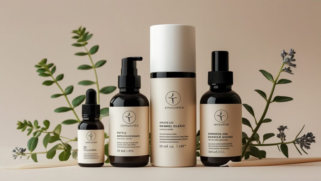 Retinol para Principiantes 3 Selección de envases de productos con retinol de baja concentración recomendados para principiantes.